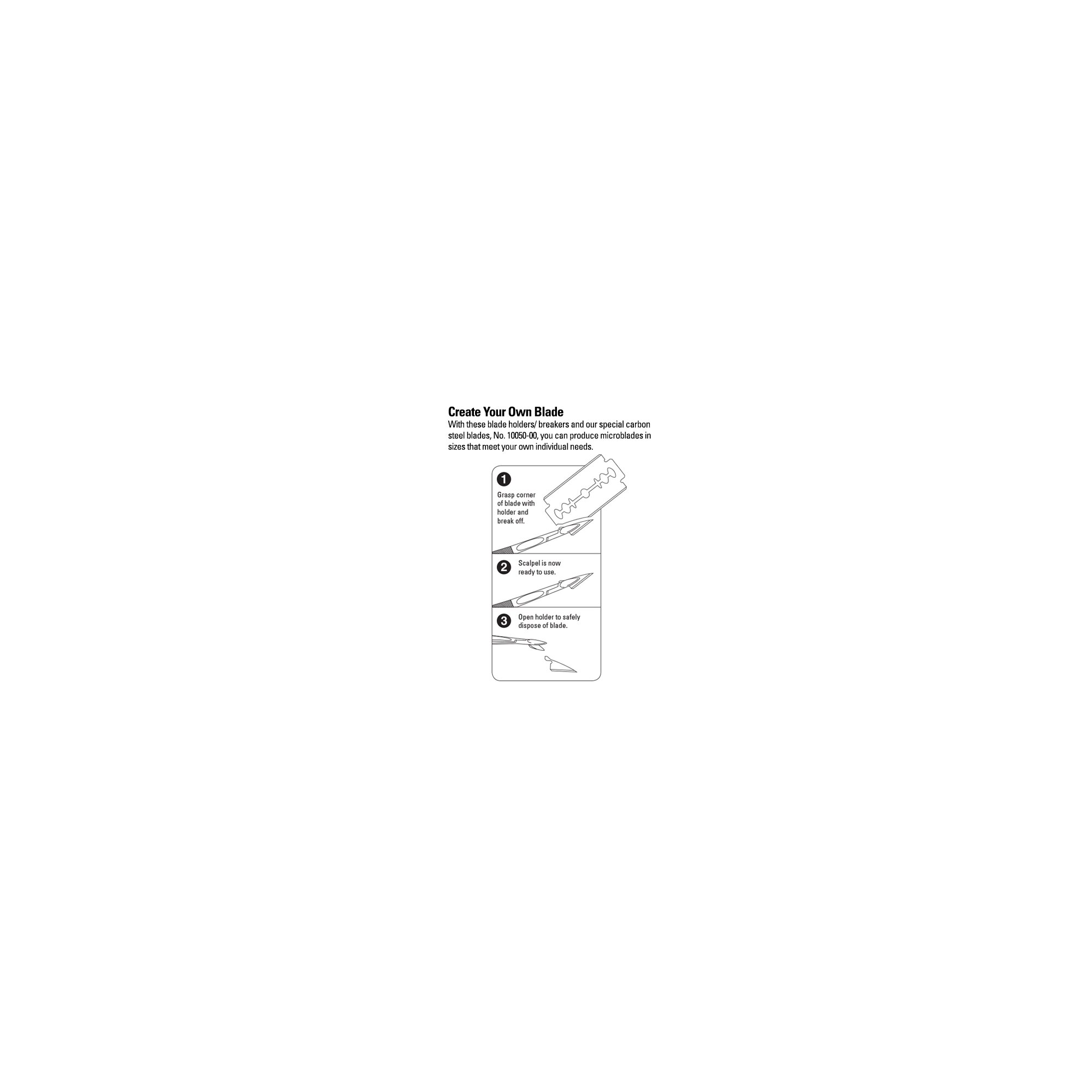 Scalpel Blades Breakable | 10050-00