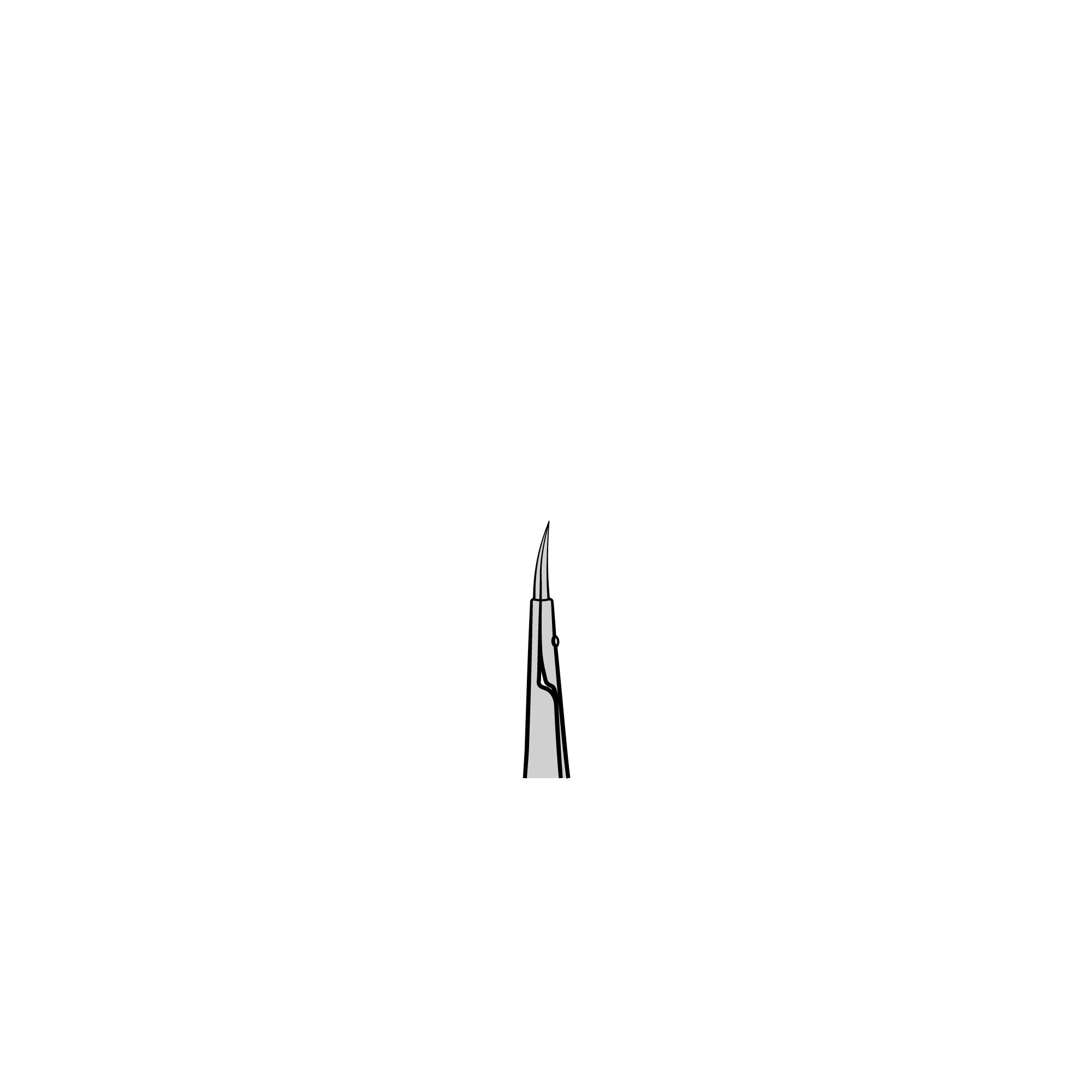 Vannas Round Handled Spring Scissors - 9cm | 15404-08