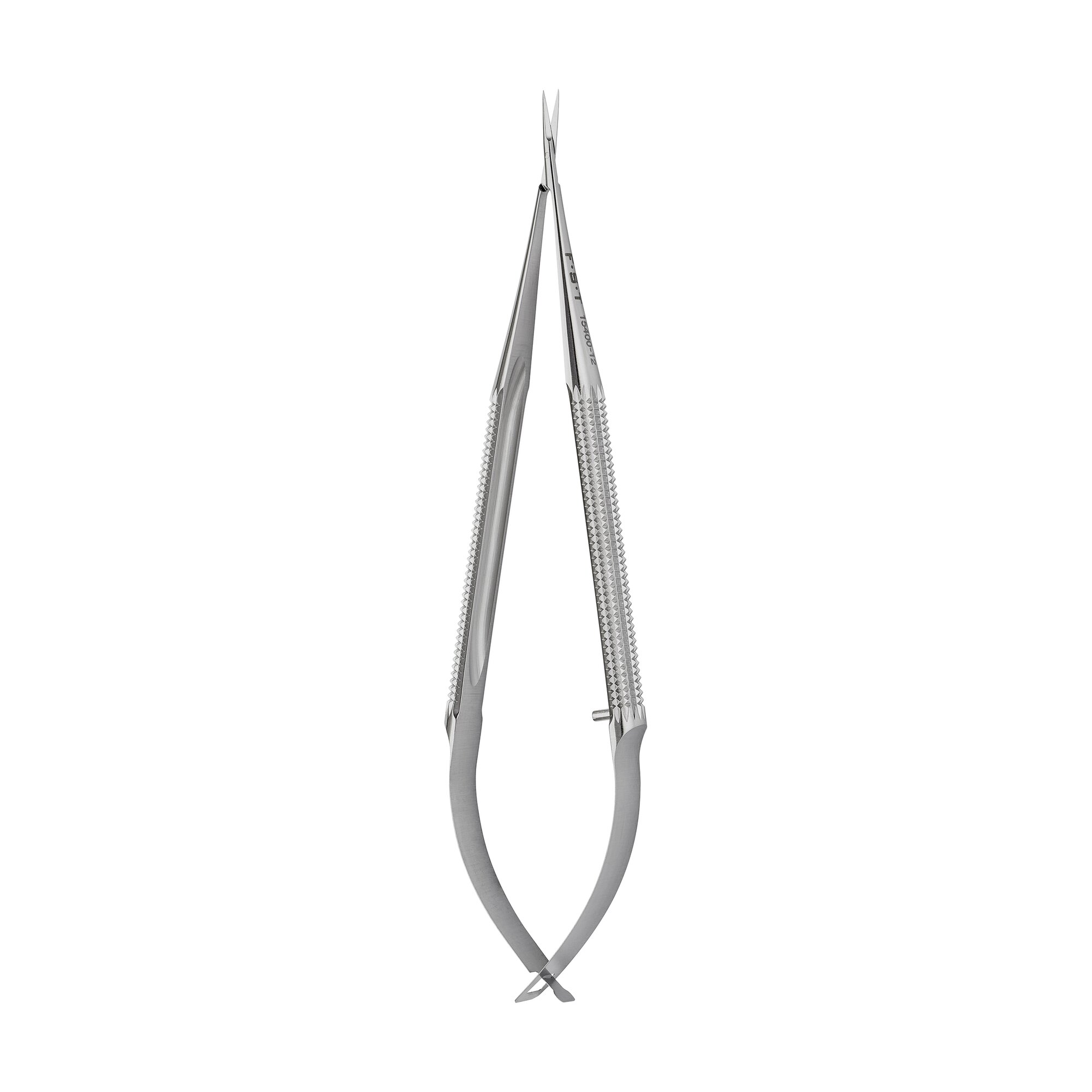 Vannas Round Handled Spring Scissors - 12.5cm | 15400-12-container