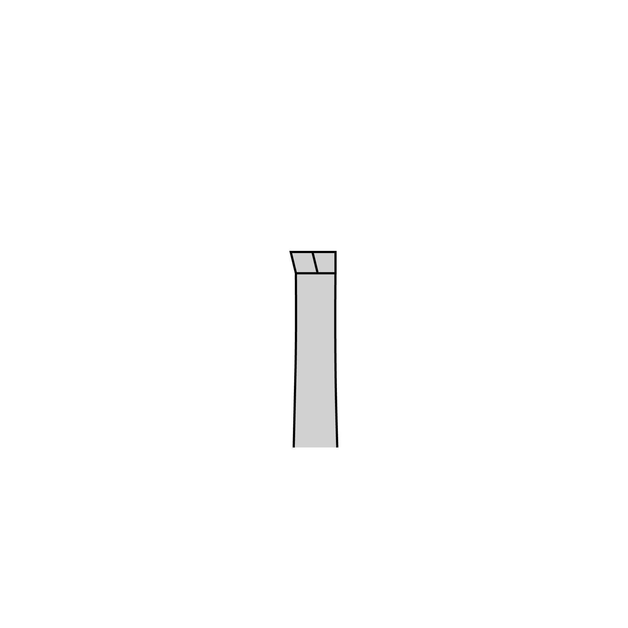 Surgical Standard Forceps - 1x2 Teeth | 11021-12