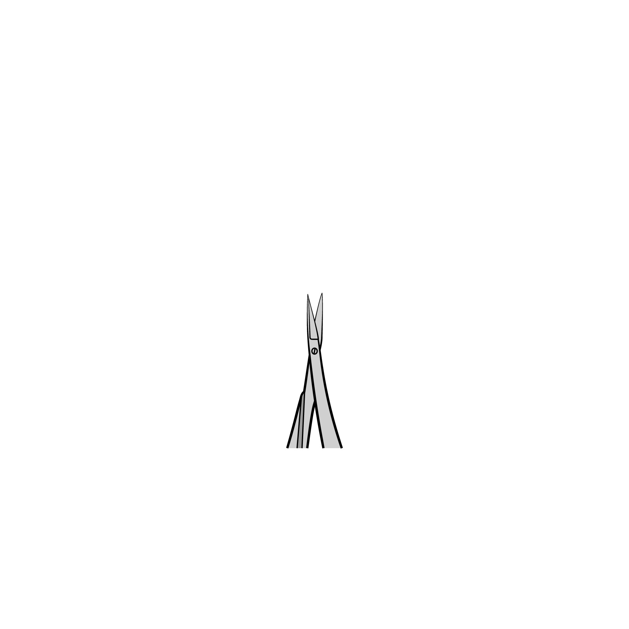 Vannas Spring Scissors - Titanium | 15610-08