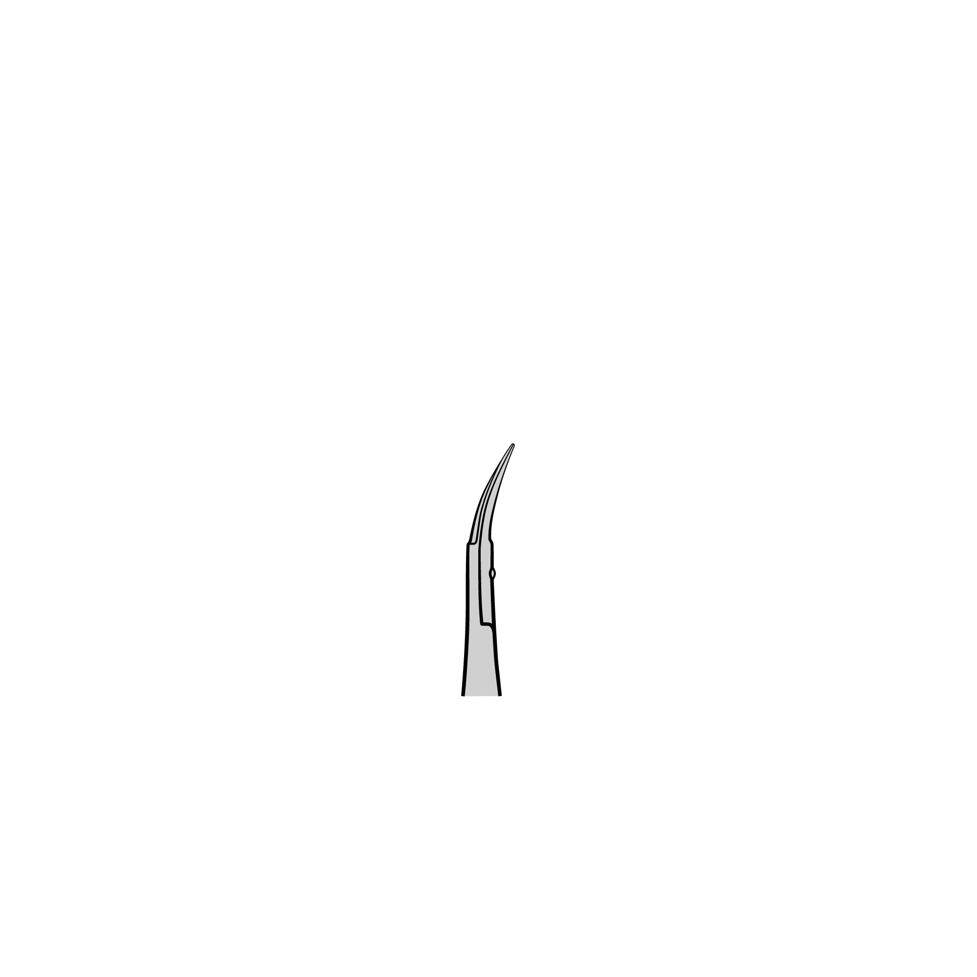Castroviejo Spring Scissors - Curved | 15017-10
