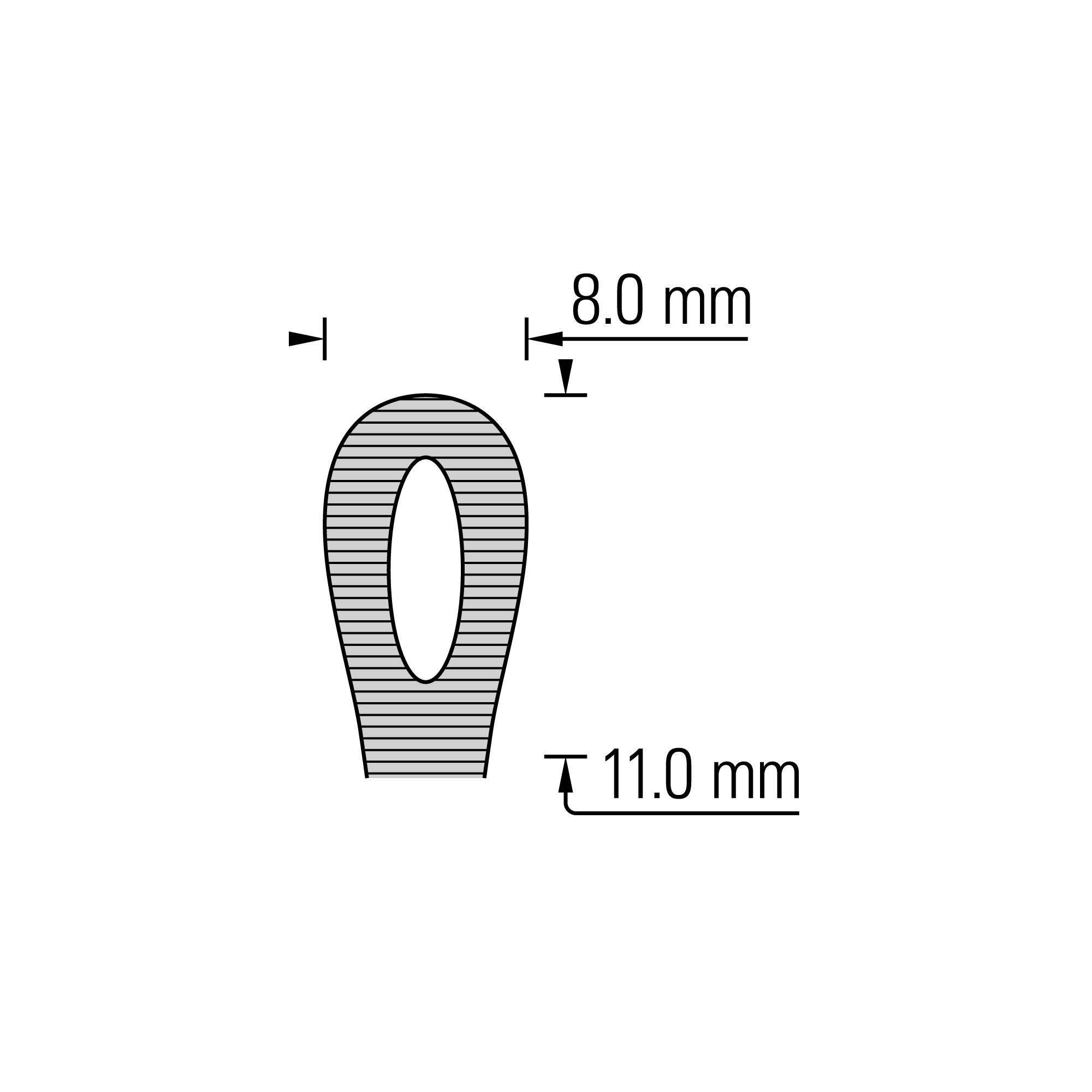 Transport Forceps with limiter screw | 11031-15