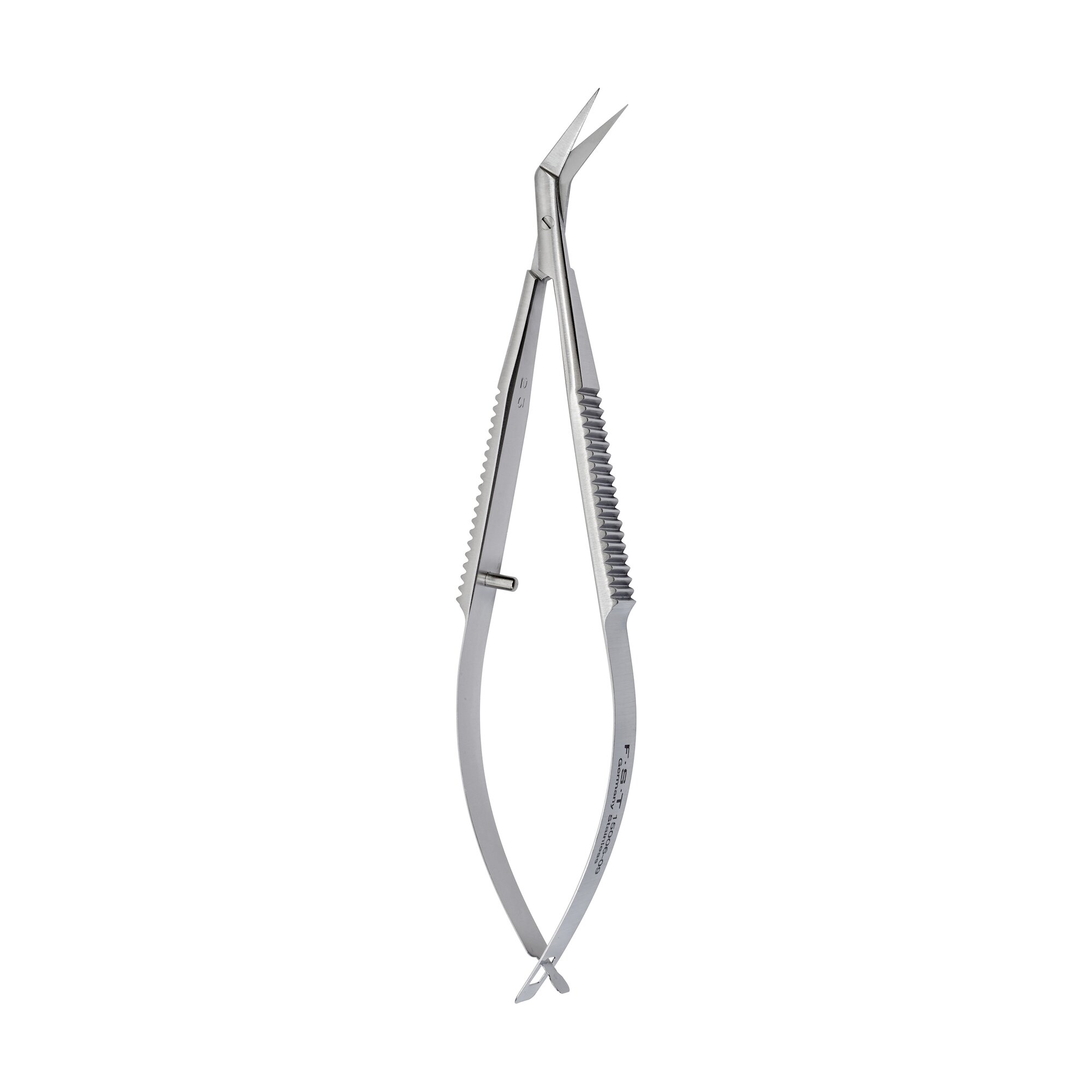 Castroviejo Spring Scissors - Angled | 15006-09-container
