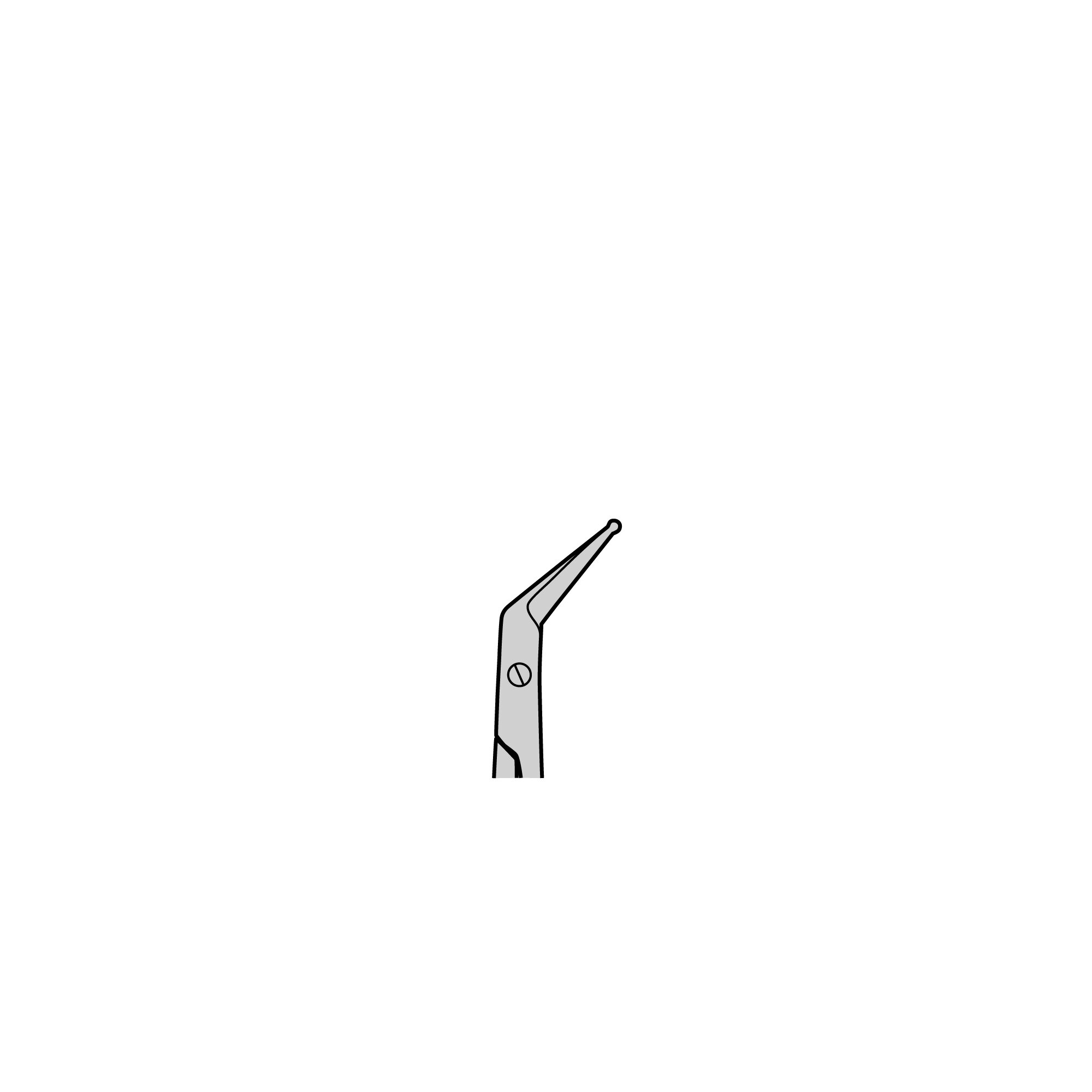 Castroviejo Spring Scissors - Angled | 15033-09