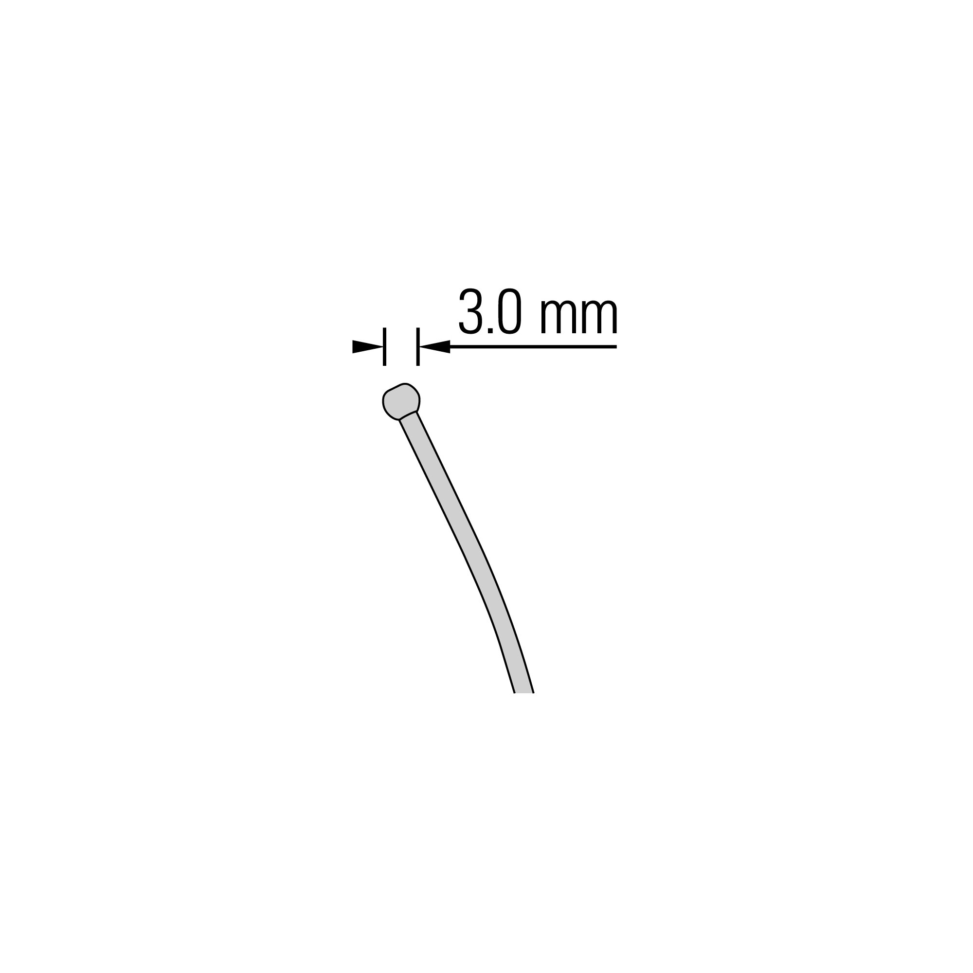 Reusable Feeding Needle - Ball Tip | 18061-75