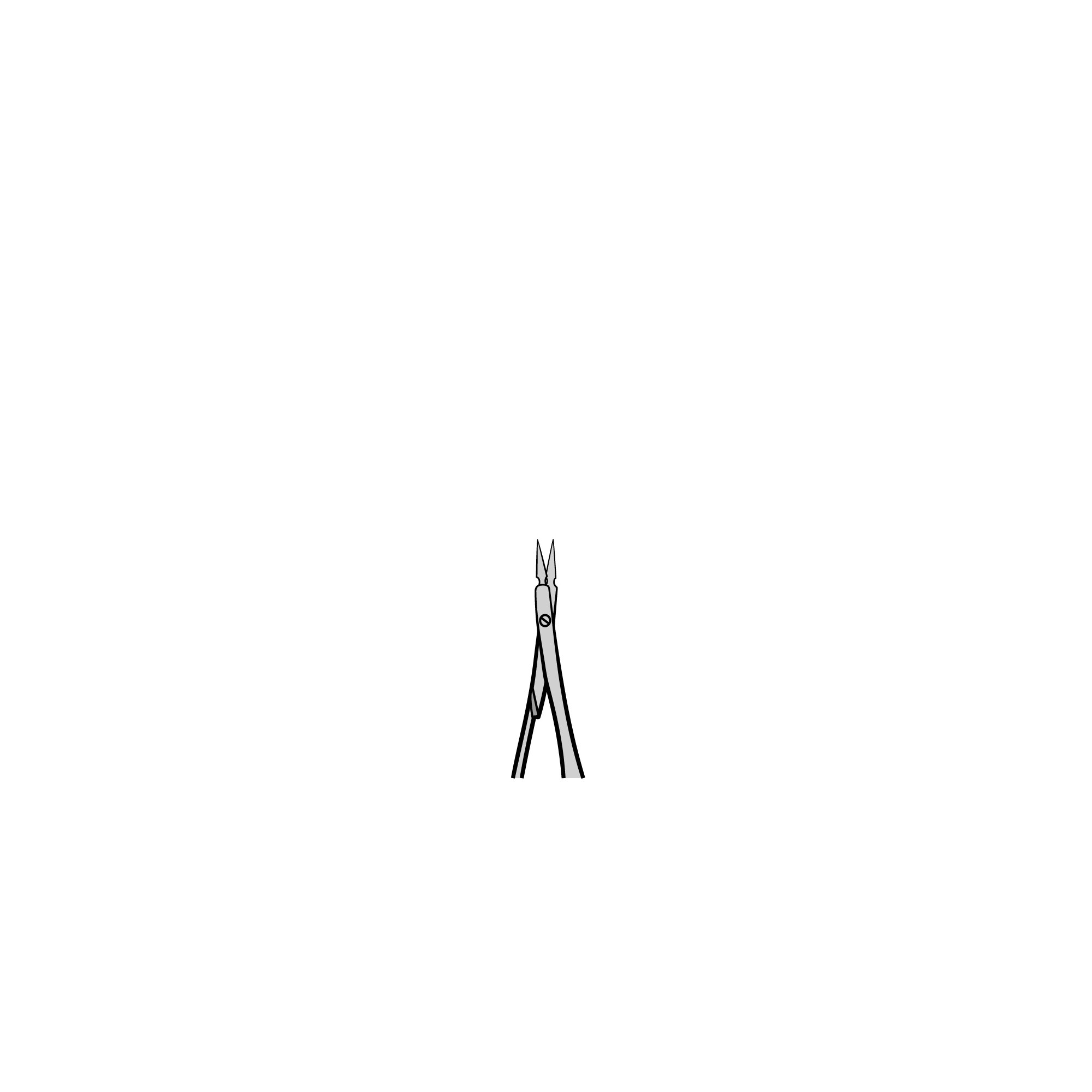 Vannas Spring Scissors - 2.5mm cutting edge | 15000-08