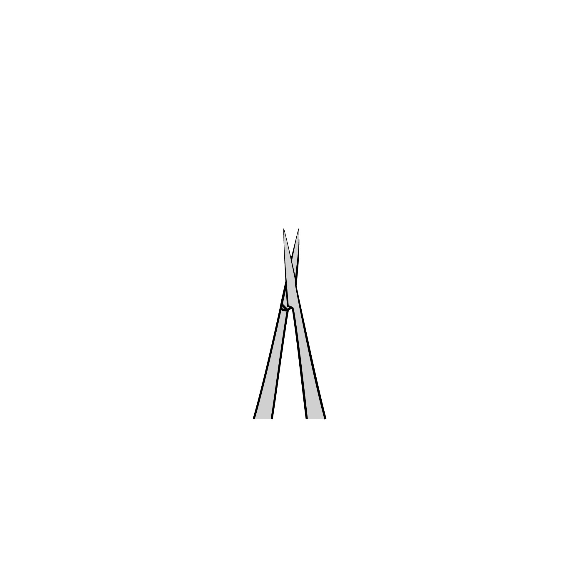 Vannas Round Handled Spring Scissors - 12.5cm | 15400-12