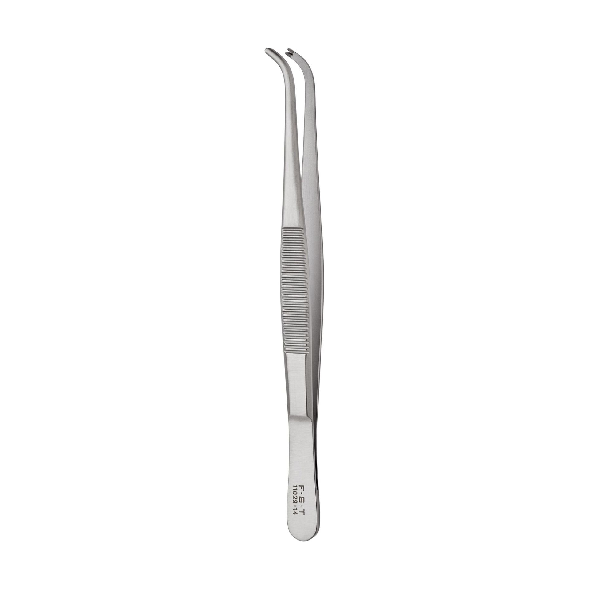 11029-14 | Surgical Narrow Forceps - Curved | FST