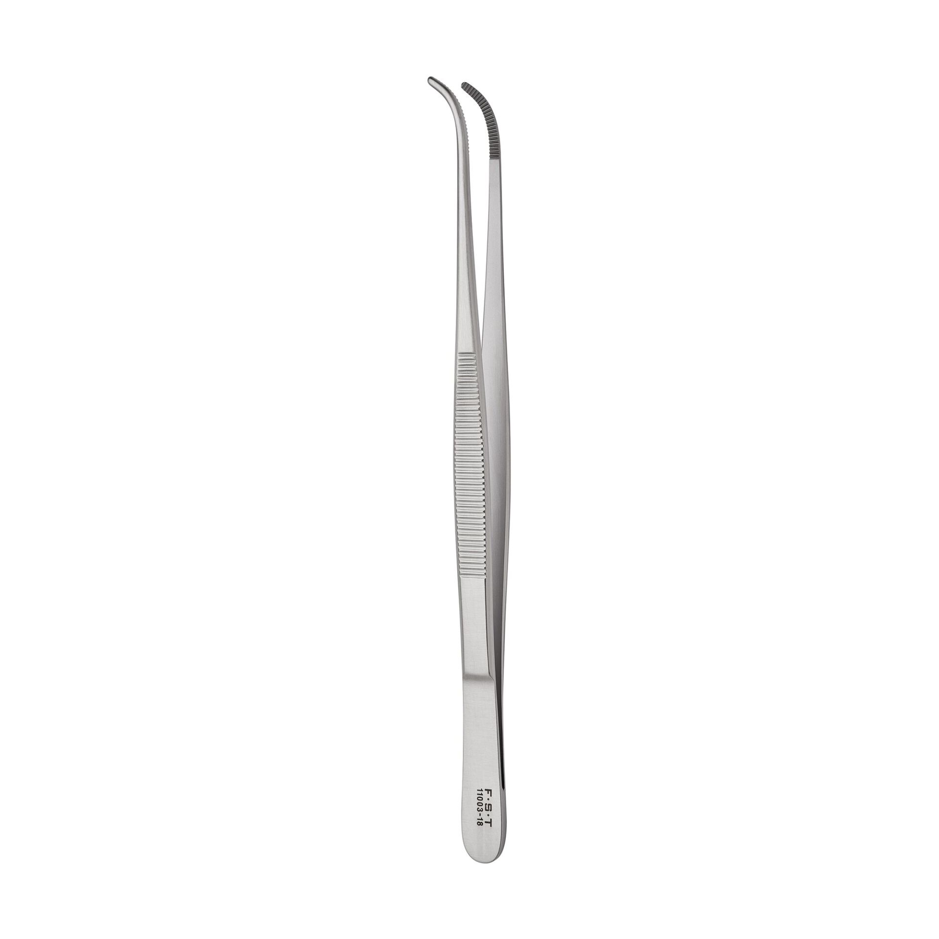 11003-18 | Anatomical Narrow Forceps - Curved | FST